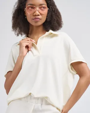 micro jersey cape polo
