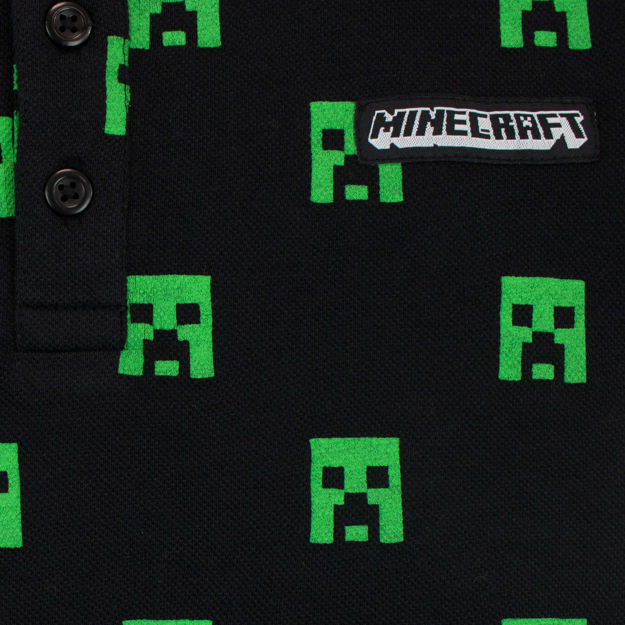 Minecraft Creeper Polo Shirt