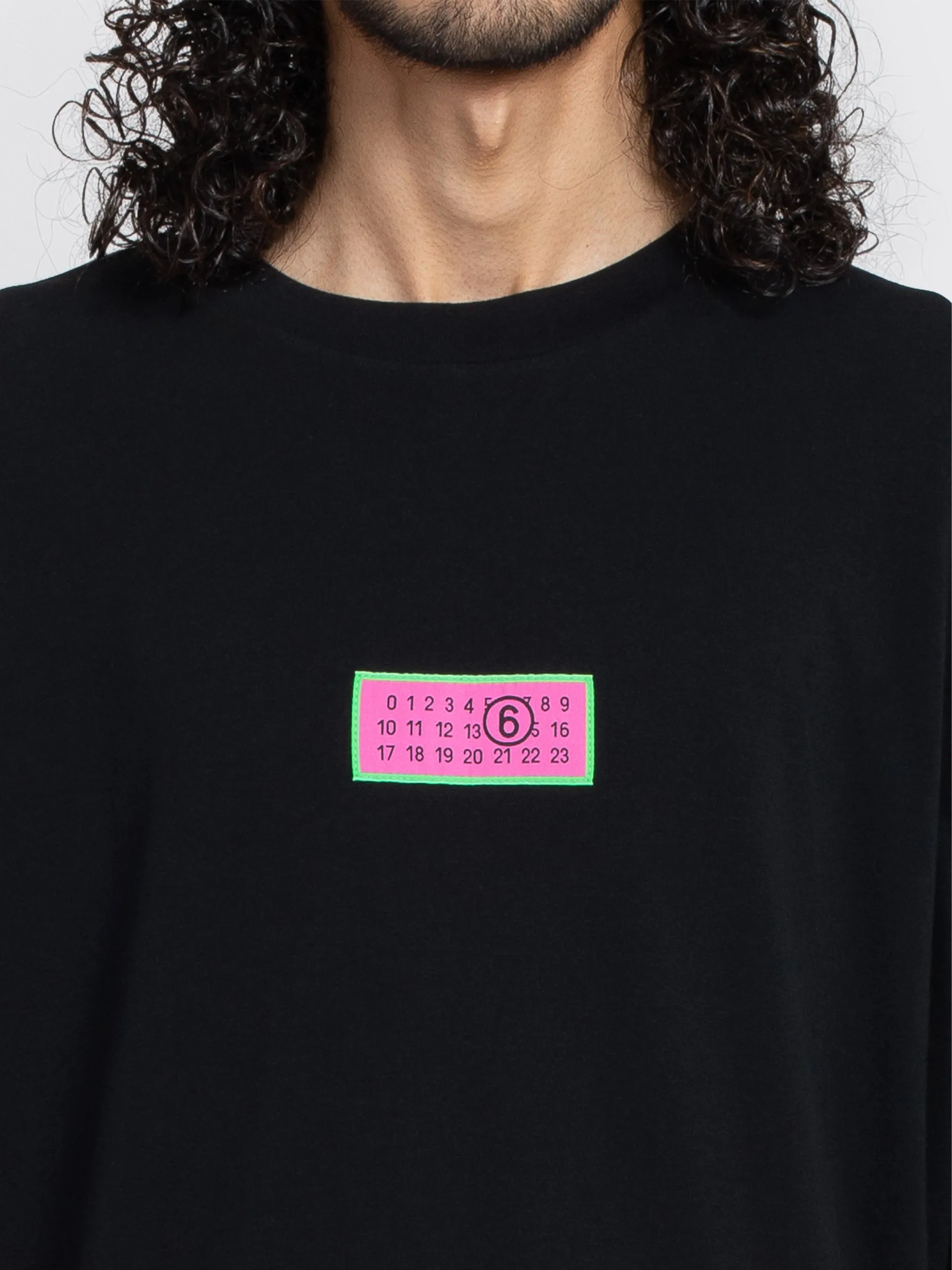 MM6 Numeric Jacquard Label T-Shirt