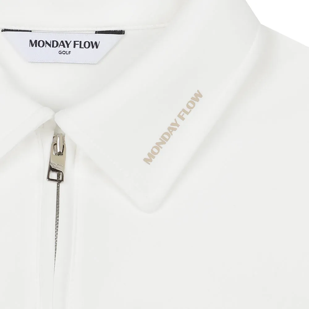 Monday Flow Essential Half Sleeve Top - White