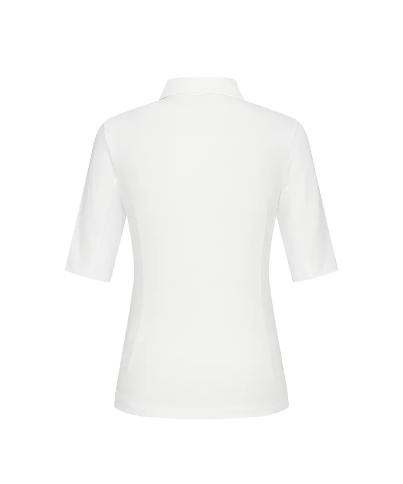 Monday Flow Essential Half Sleeve Top - White