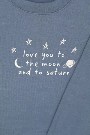 Moon & Saturn Crewneck