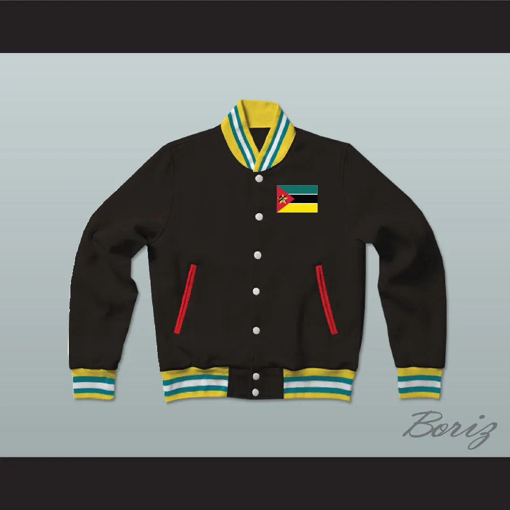 Mozambique Varsity Letterman Jacket-Style Sweatshirt