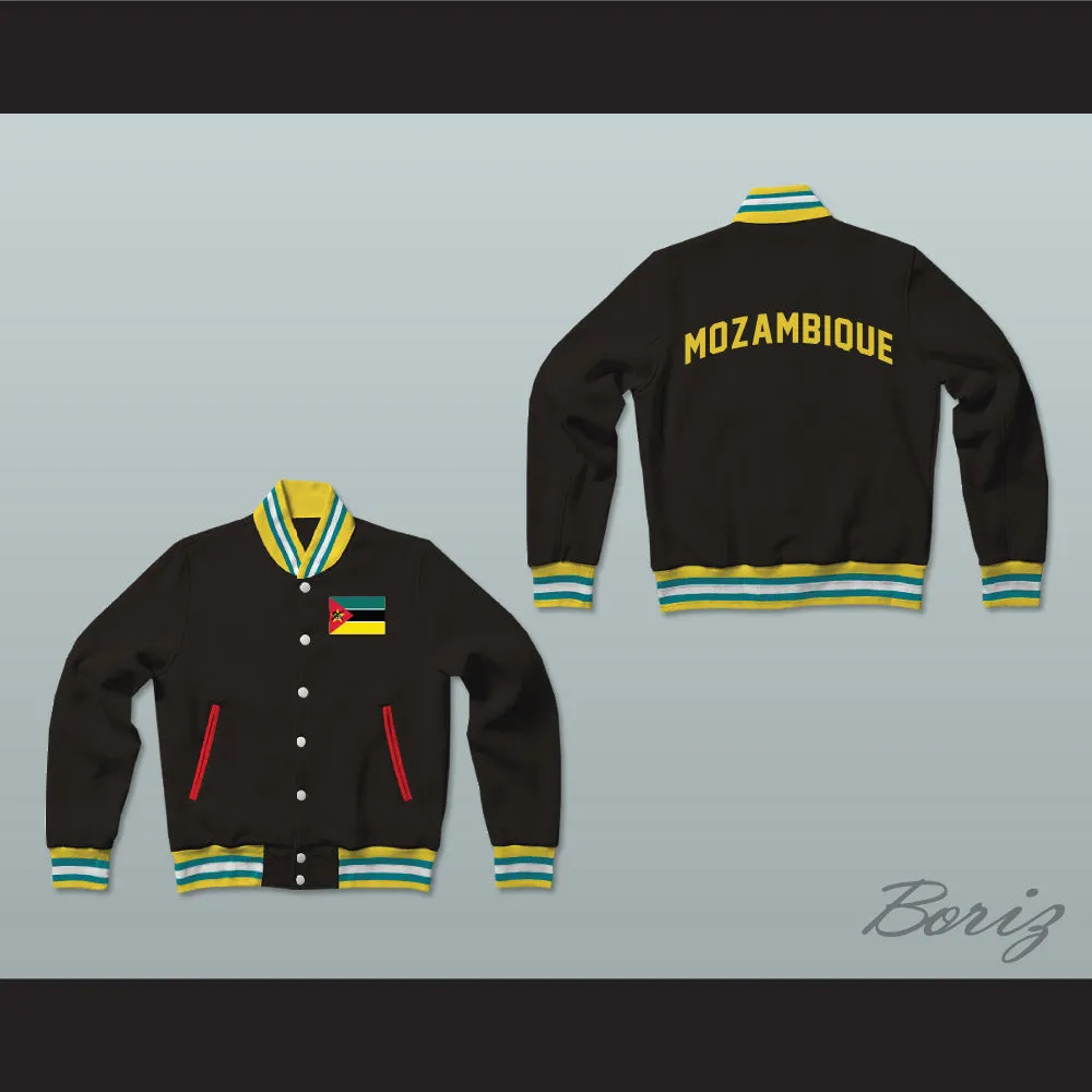 Mozambique Varsity Letterman Jacket-Style Sweatshirt