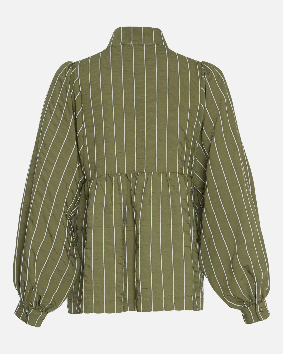 MSCH Sidona Shirt in Olive Stripe