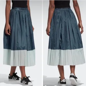 MSRP $70 ADIDAS MIDI PLEATED SKIRT