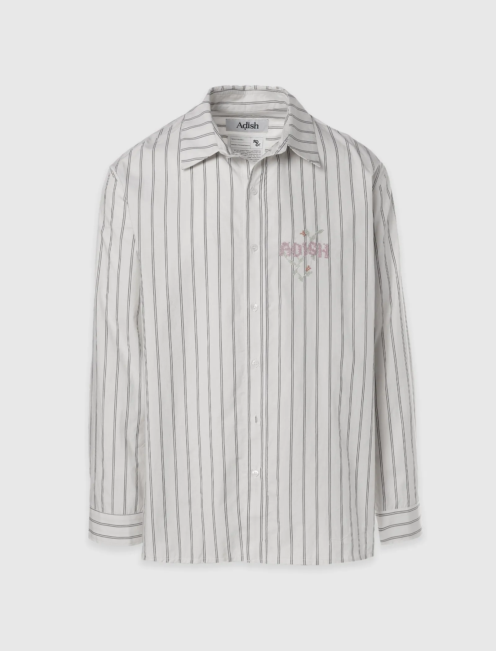 NAFNUF LOGO STRIPED SHIRT