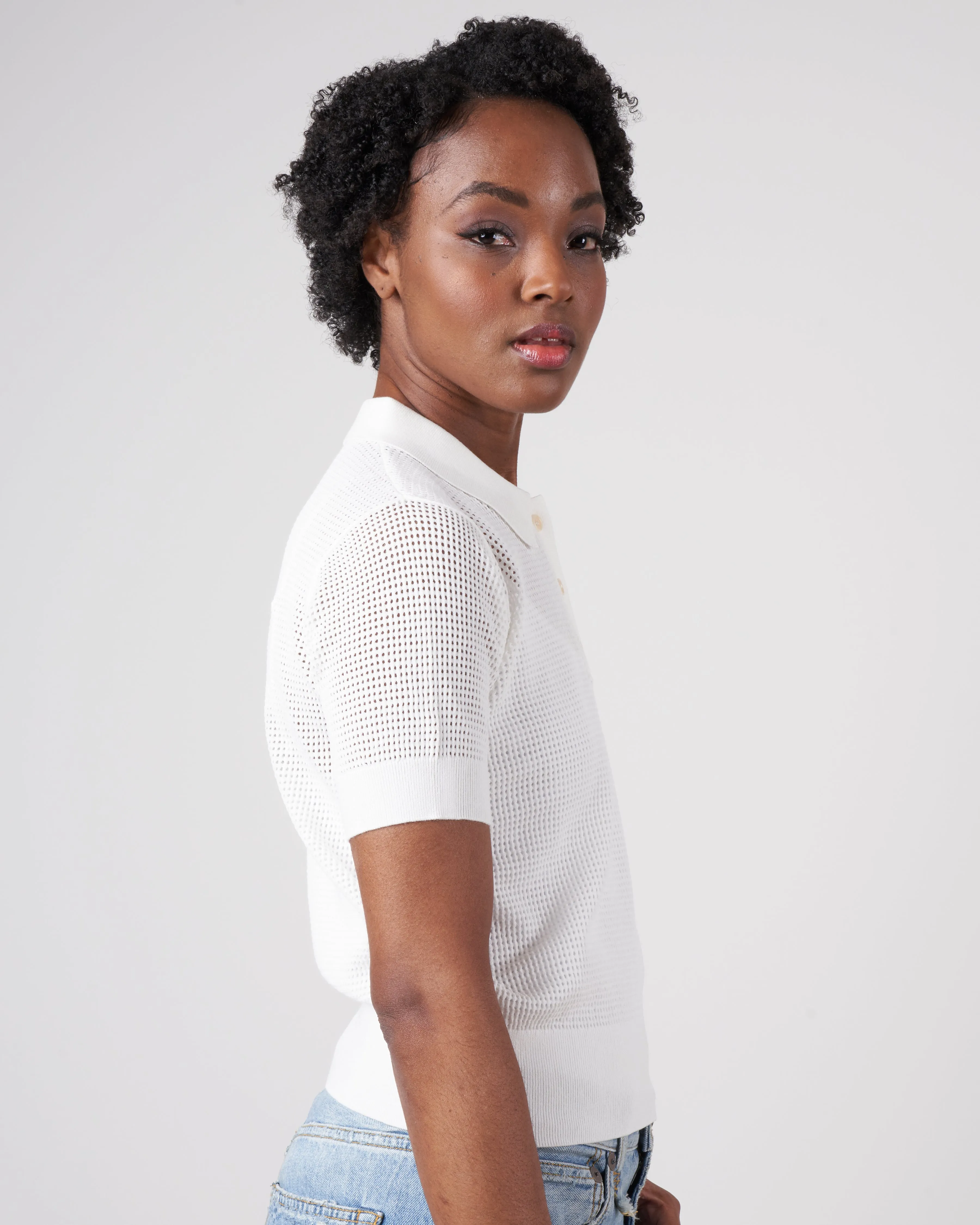 nandu polo - white