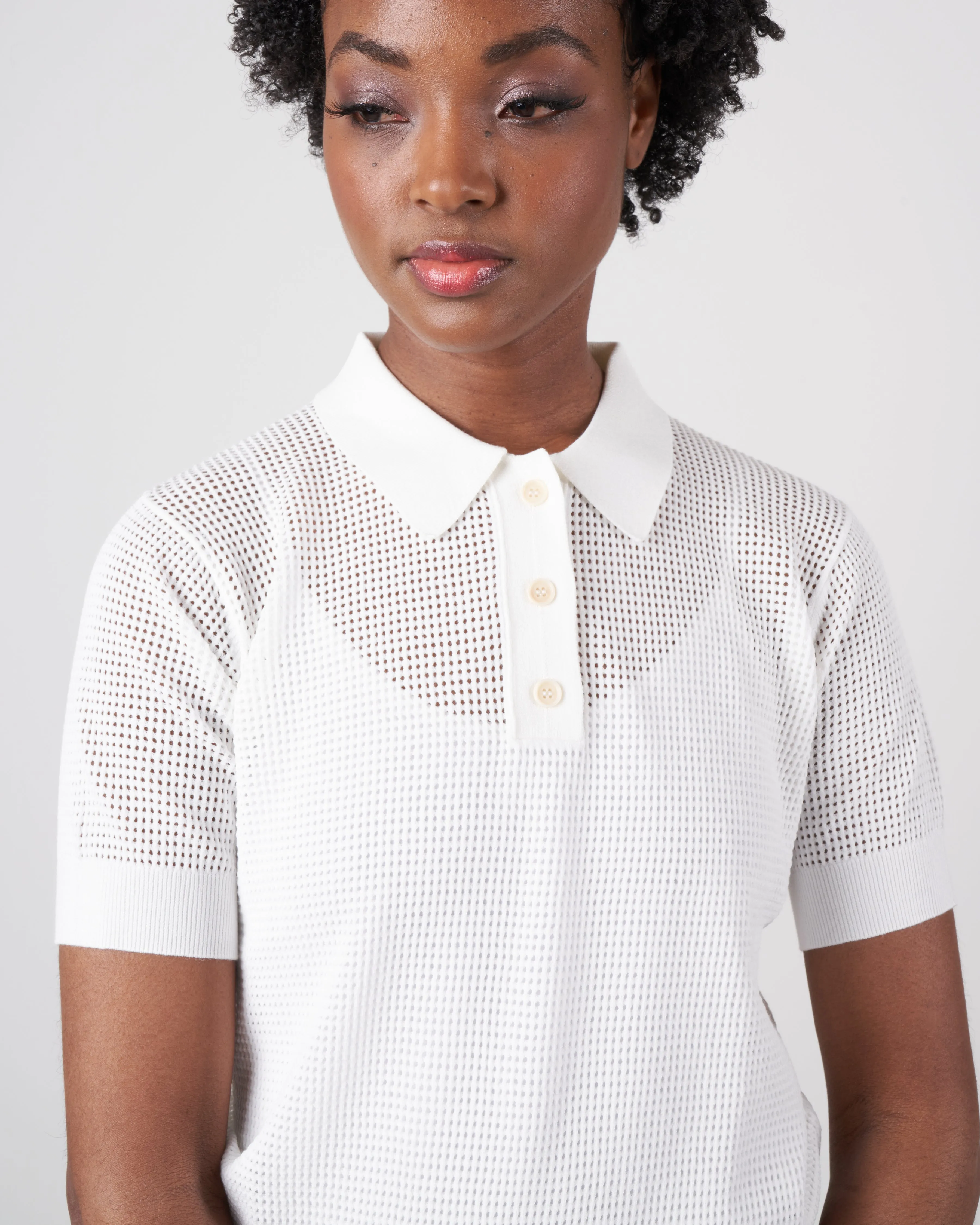 nandu polo - white