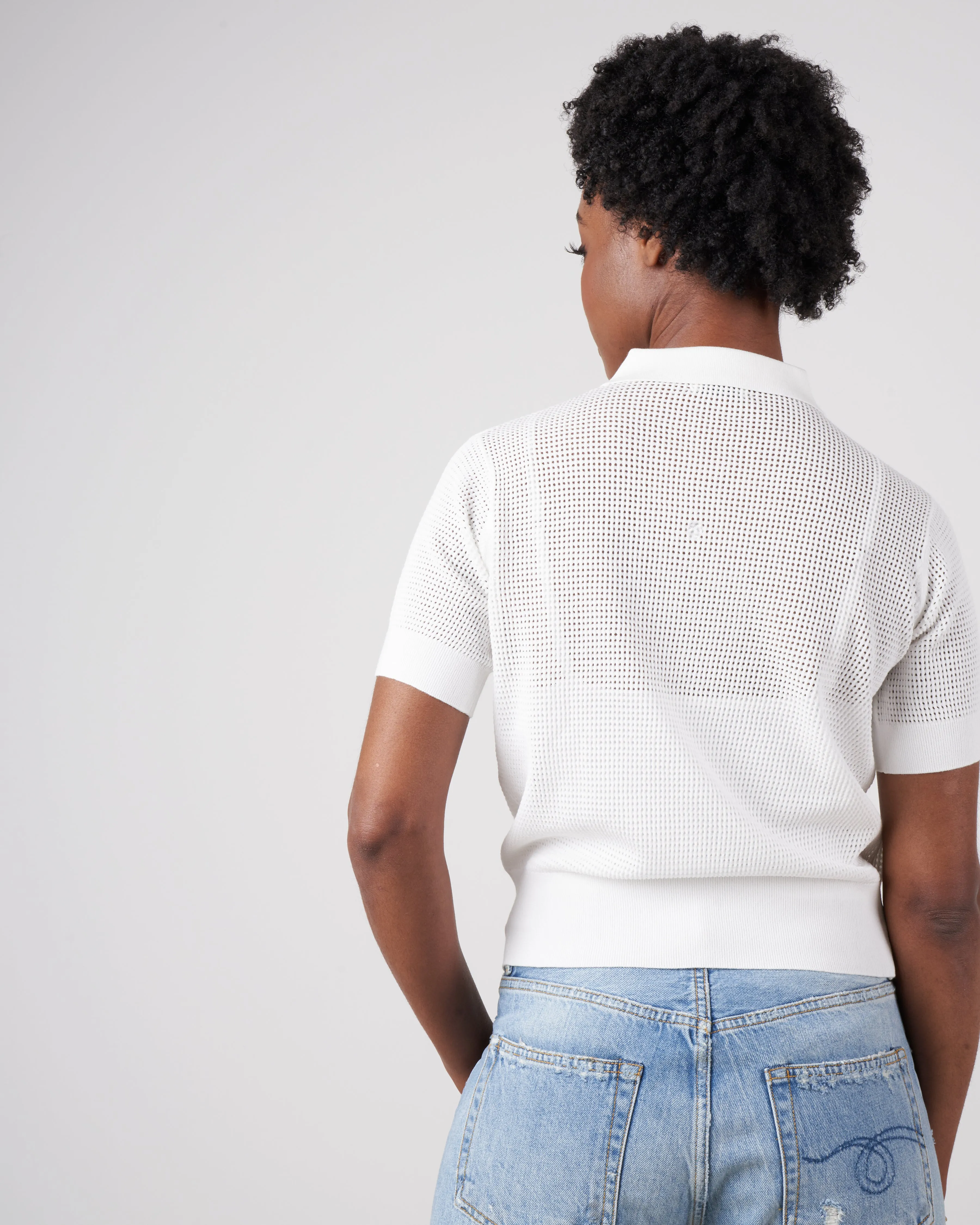 nandu polo - white