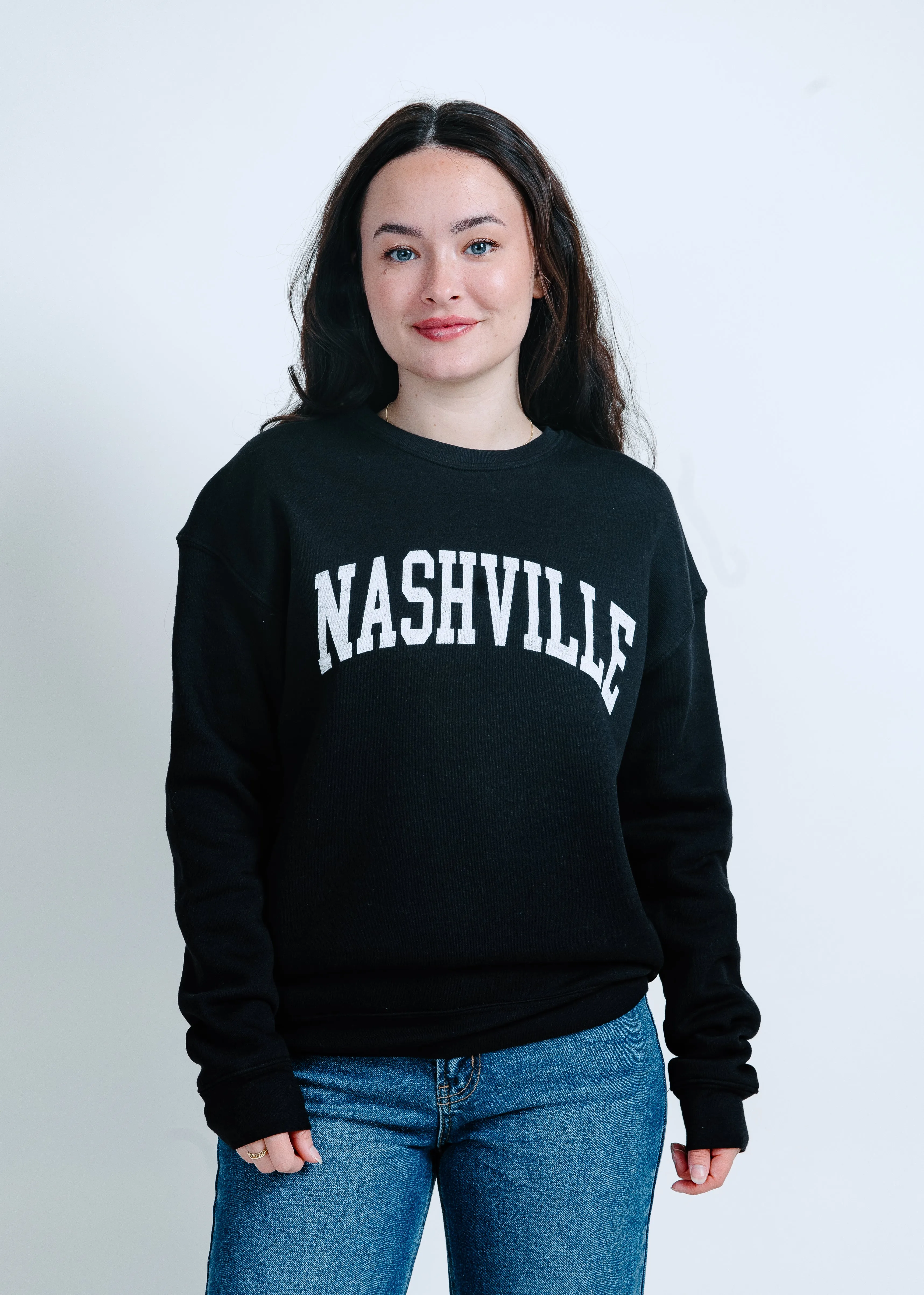 Nashville Graphic Crewneck - Black