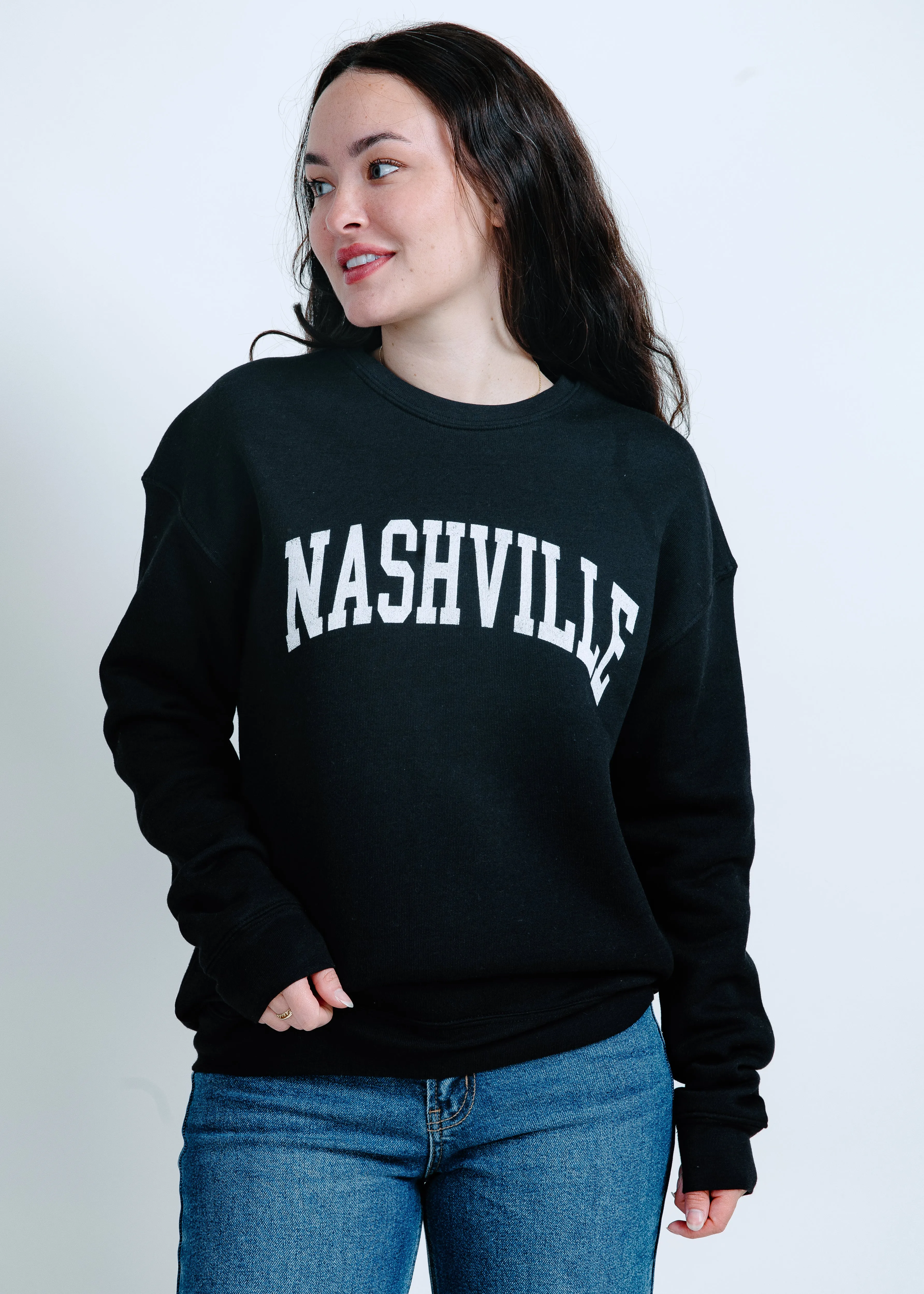 Nashville Graphic Crewneck - Black