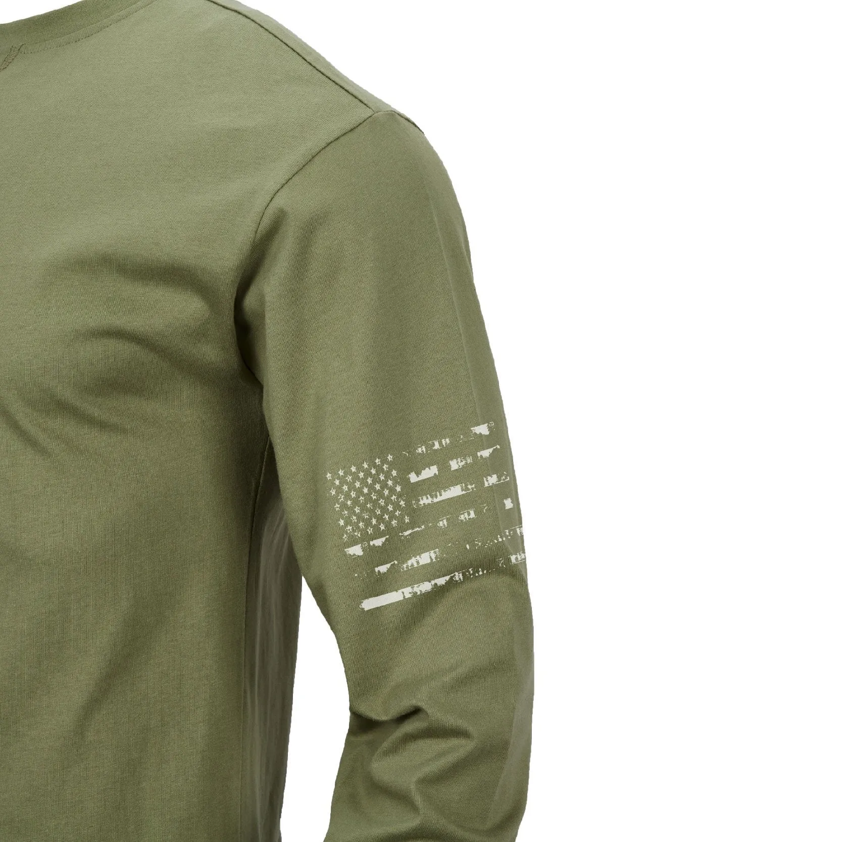 NATIVE AMERICAN CREWNECK GRAPHIC LONG SLEEVE T-SHIRT