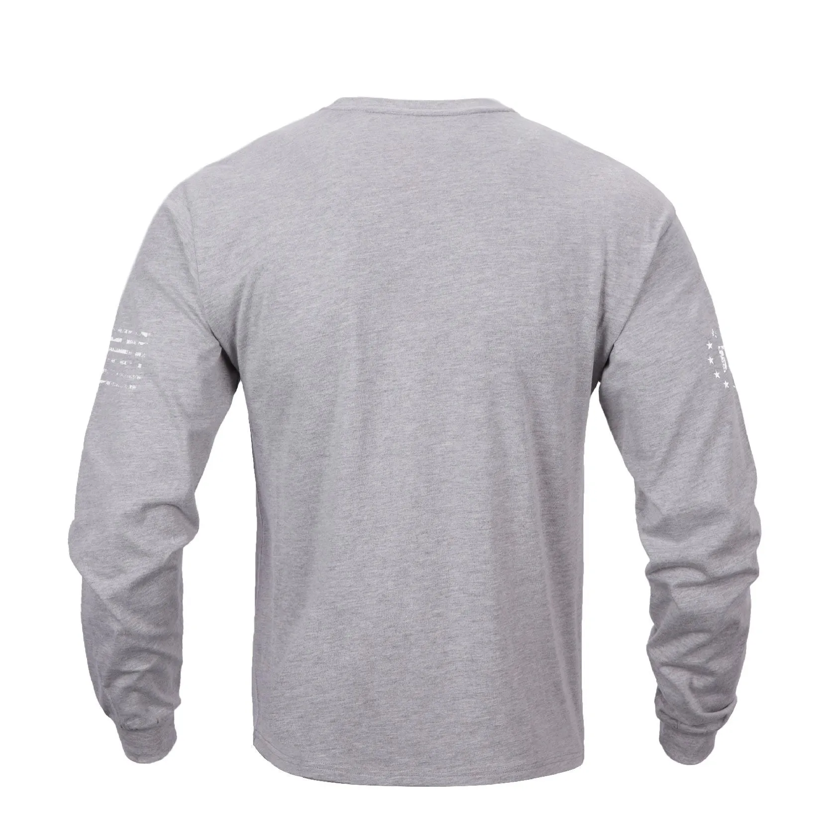 NATIVE AMERICAN CREWNECK GRAPHIC LONG SLEEVE T-SHIRT