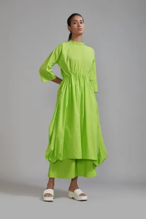New Season Summer/Fall 2024-Coord Set Green Raglan Vari 2pcs Cotton Neon-MT RAG VARI Coord Set-Neon Green 2pcs-Fashion Edit Mati