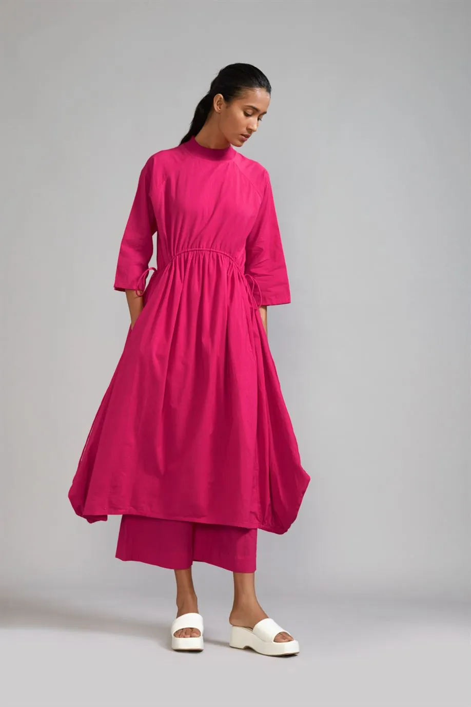 New Season Summer/Fall 2024-Coord Set Raglan Vari 2pcs Cotton Pink-MT RAG VARI Coord Set-KA Pink 2pcs-Fashion Edit Mati