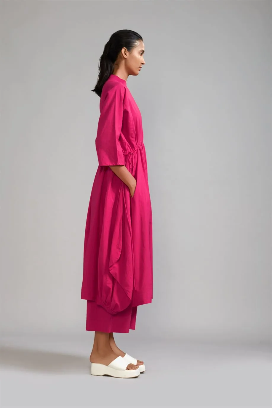 New Season Summer/Fall 2024-Coord Set Raglan Vari 2pcs Cotton Pink-MT RAG VARI Coord Set-KA Pink 2pcs-Fashion Edit Mati