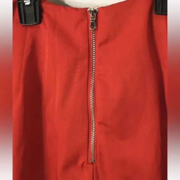 New York and co. RED Skirt overlapping shorts XS NWT skort