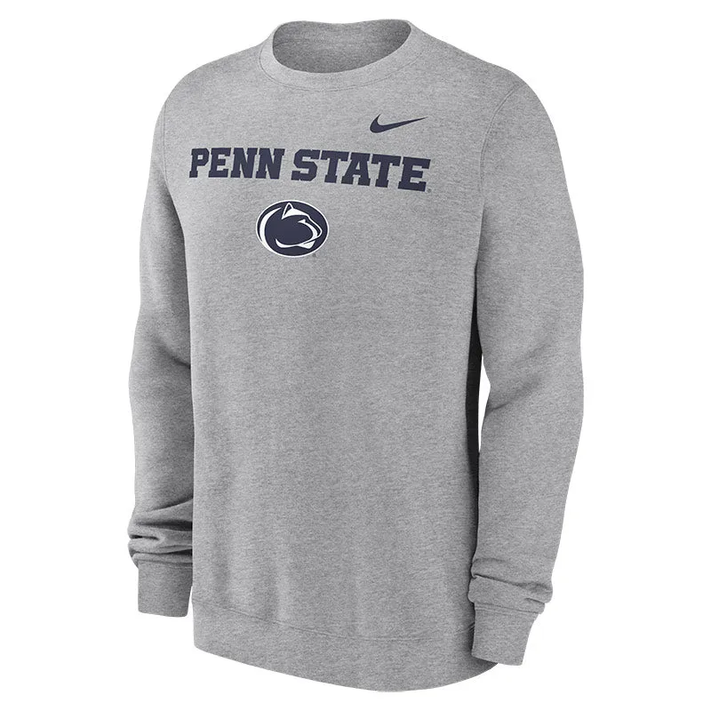 Nike Cotton Penn State over Lion Crewneck Sweatshirt