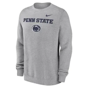 Nike Cotton Penn State over Lion Crewneck Sweatshirt