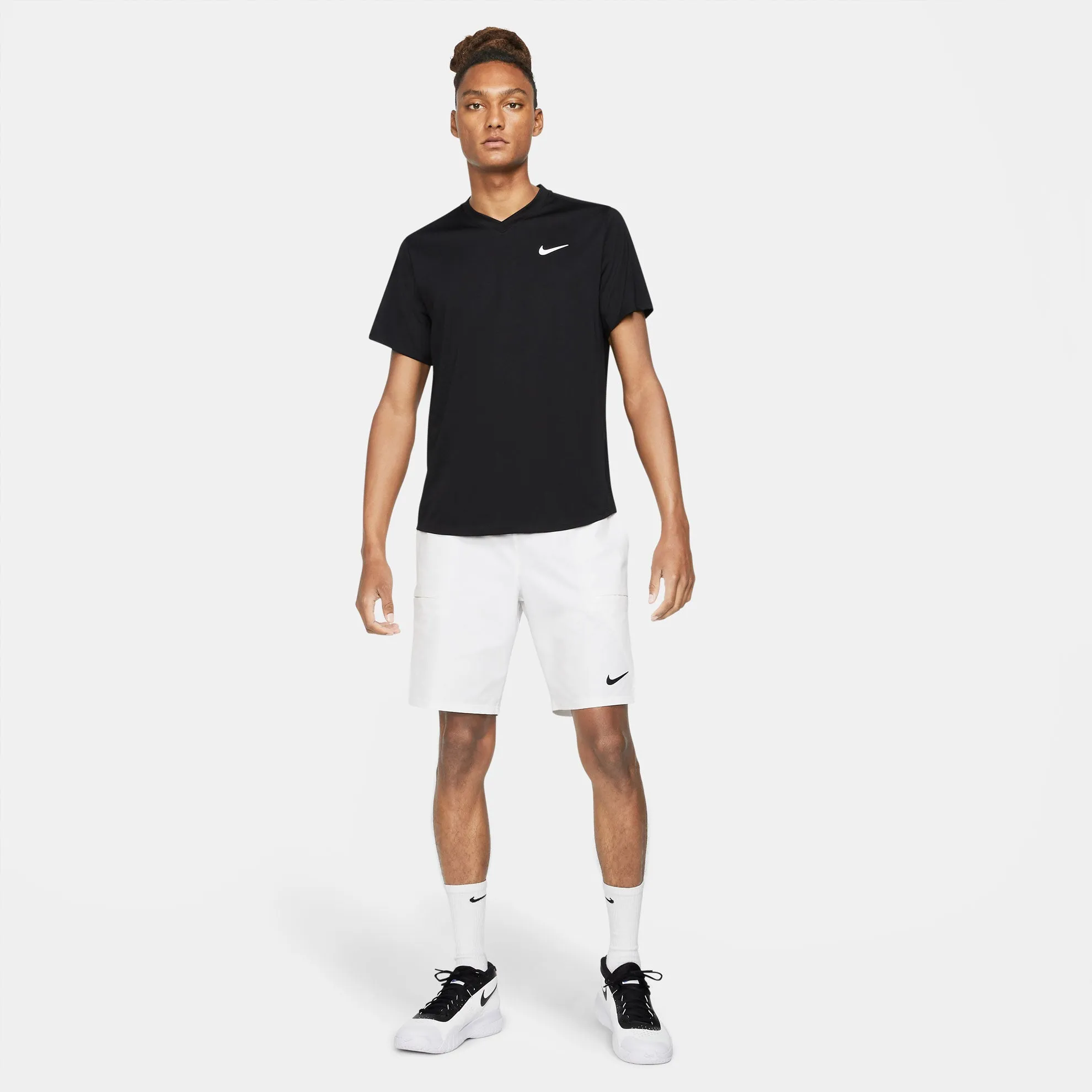 Nike Men's Dri-FIT Victory Top (Black/White)