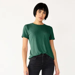 Nine West Women's Essential Crewneck Tee WW12K025RS6