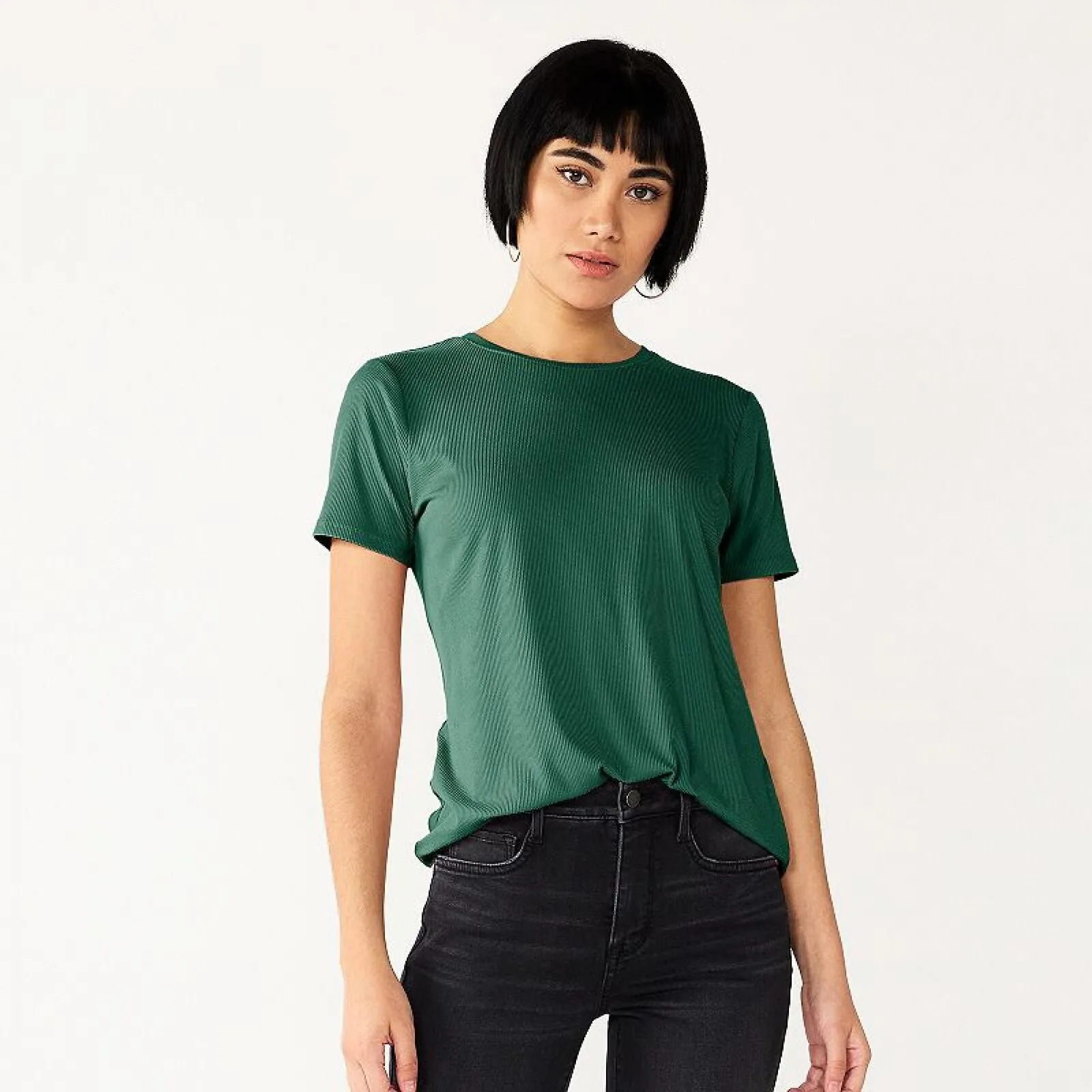 Nine West Women's Essential Crewneck Tee WW12K025RS6