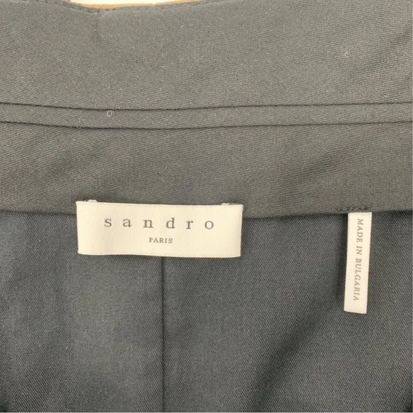 NWT Sandro Paris Sunset Tartan Plaid Camel Mini Skirt
