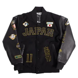 OHTANI JAPAN BLACK VARSITY JACKET