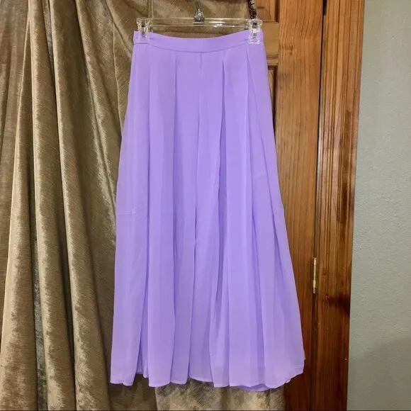 Oodji pleated maxi skirt