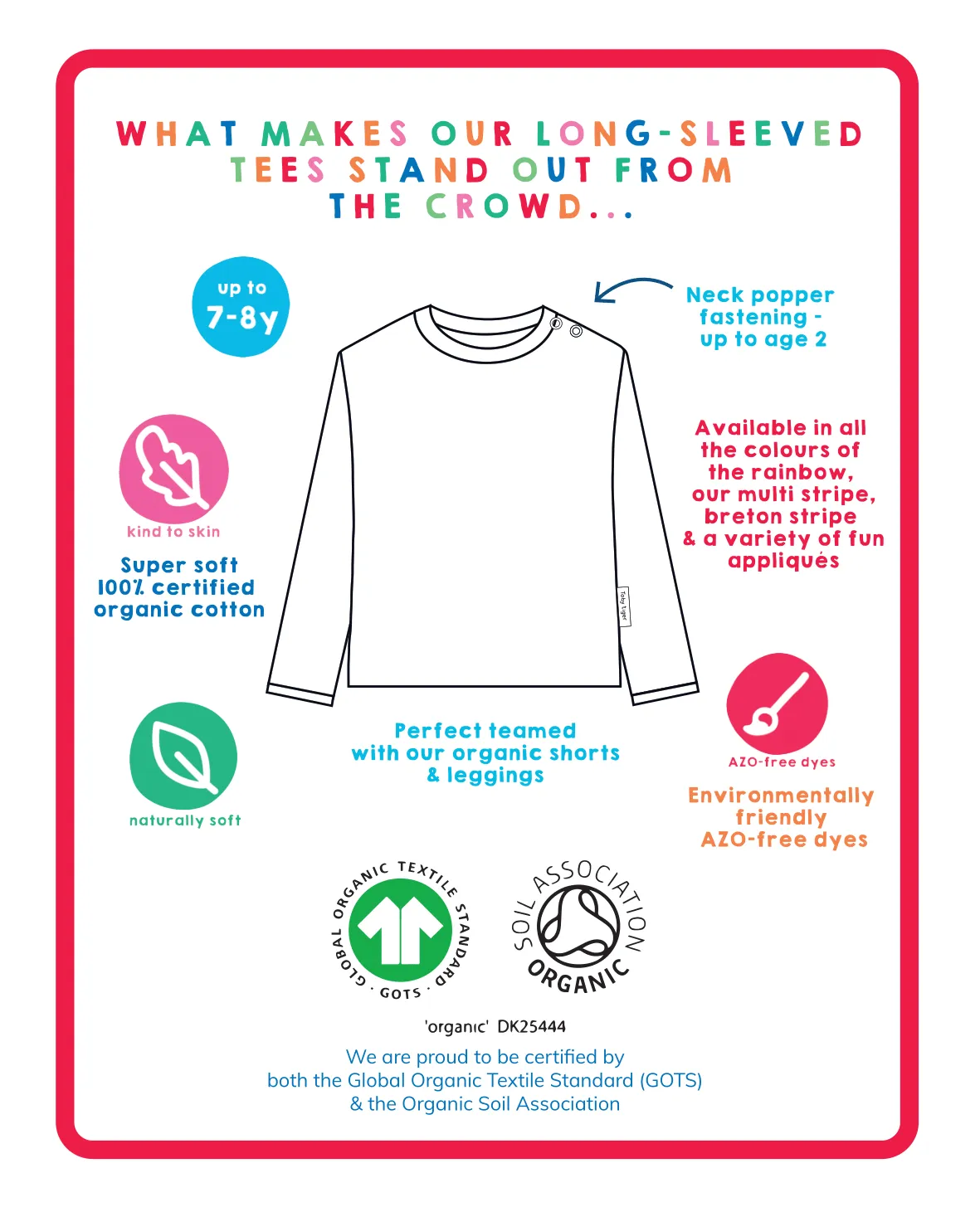 Organic Yellow Basic Long-Sleeved T-Shirt