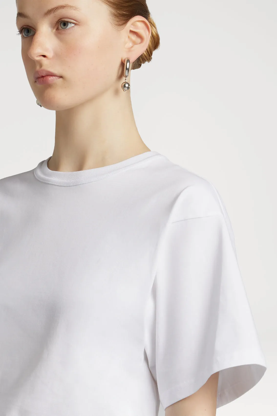 OVERDYED T-SHIRT IN WHITE