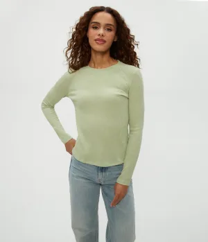 Paige Crewneck Ribbed Top