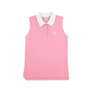 Paige's Proper Polo - Hamptons Hot Pink with Worth Avenue White