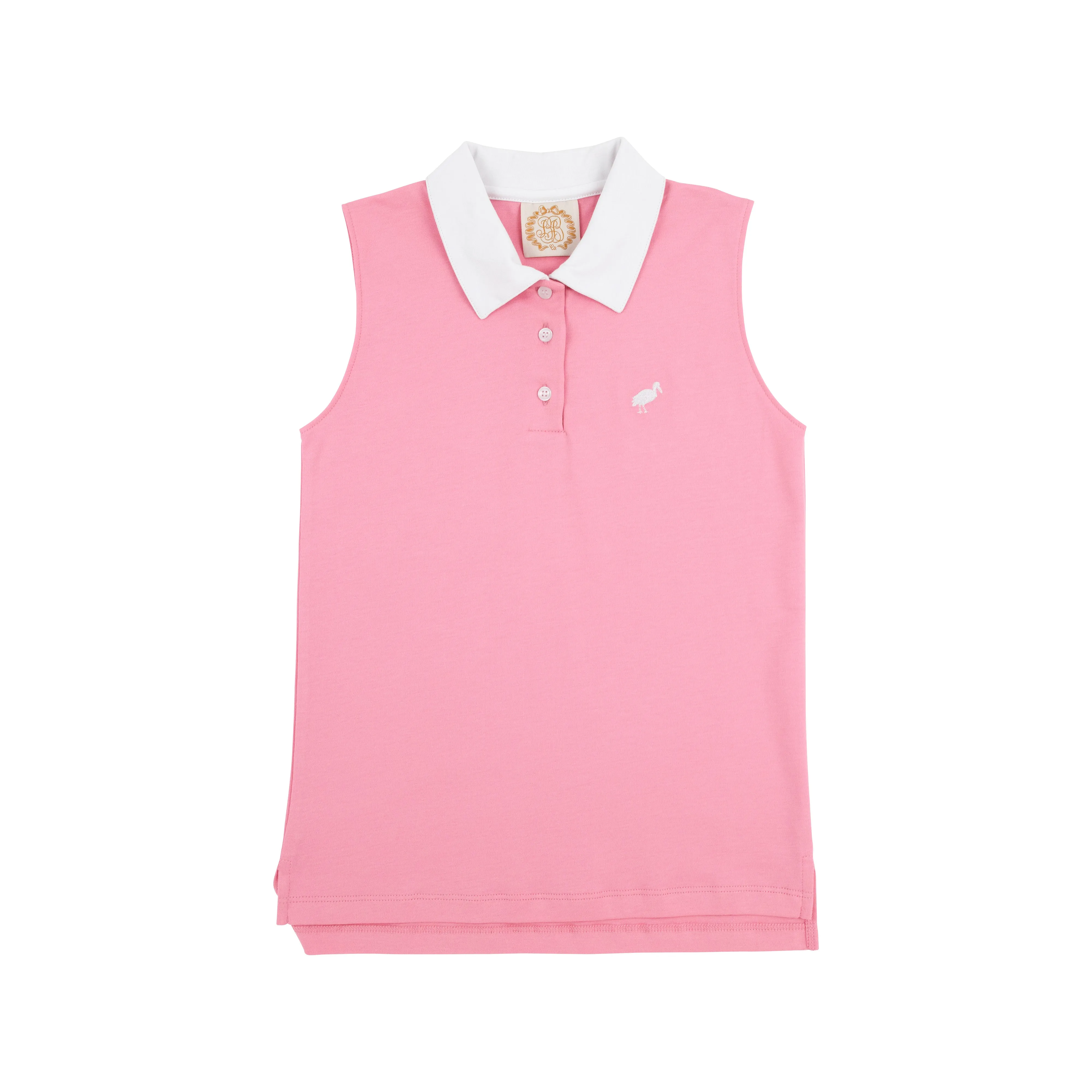 Paige's Proper Polo - Hamptons Hot Pink with Worth Avenue White