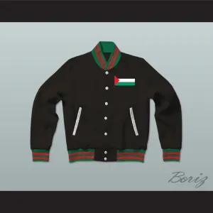 Palestine Varsity Letterman Jacket-Style Sweatshirt