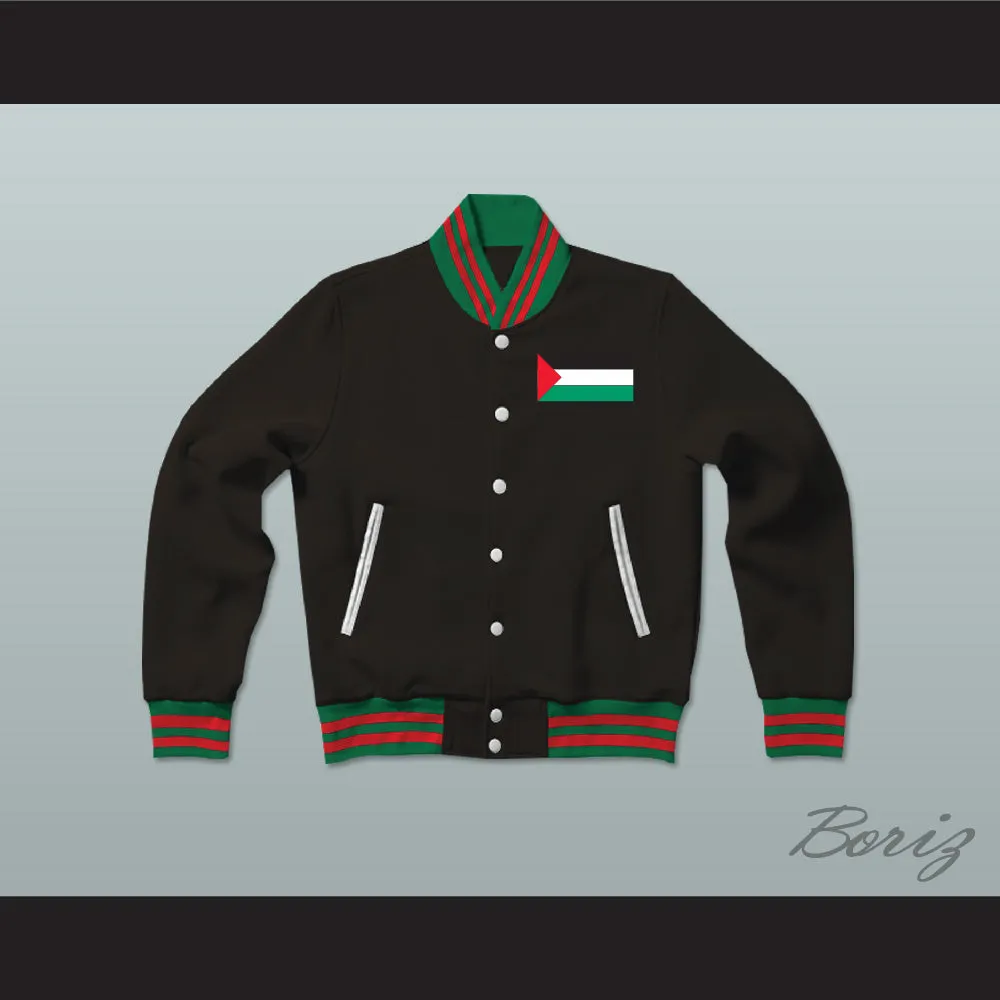 Palestine Varsity Letterman Jacket-Style Sweatshirt