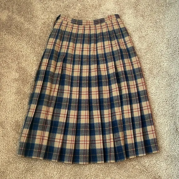 Pendleton Authentic Cailean Tartan Vintage Pleated Skirt