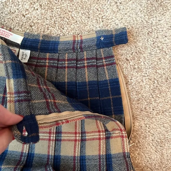 Pendleton Authentic Cailean Tartan Vintage Pleated Skirt