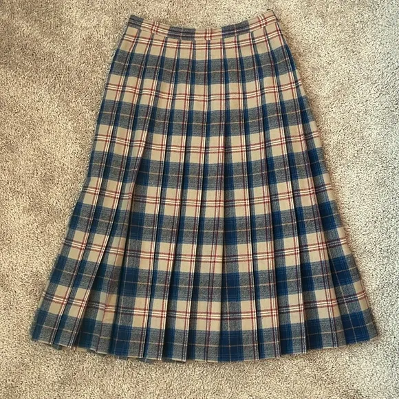 Pendleton Authentic Cailean Tartan Vintage Pleated Skirt