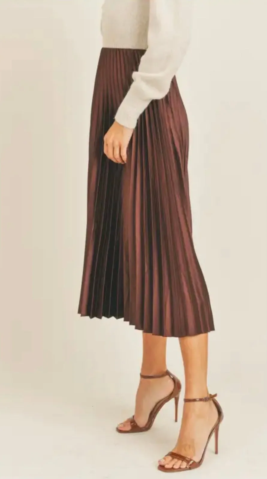 Perfectly pleated skirt
