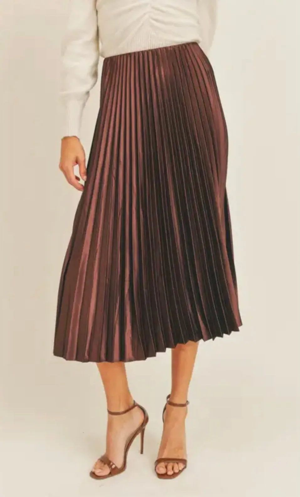 Perfectly pleated skirt