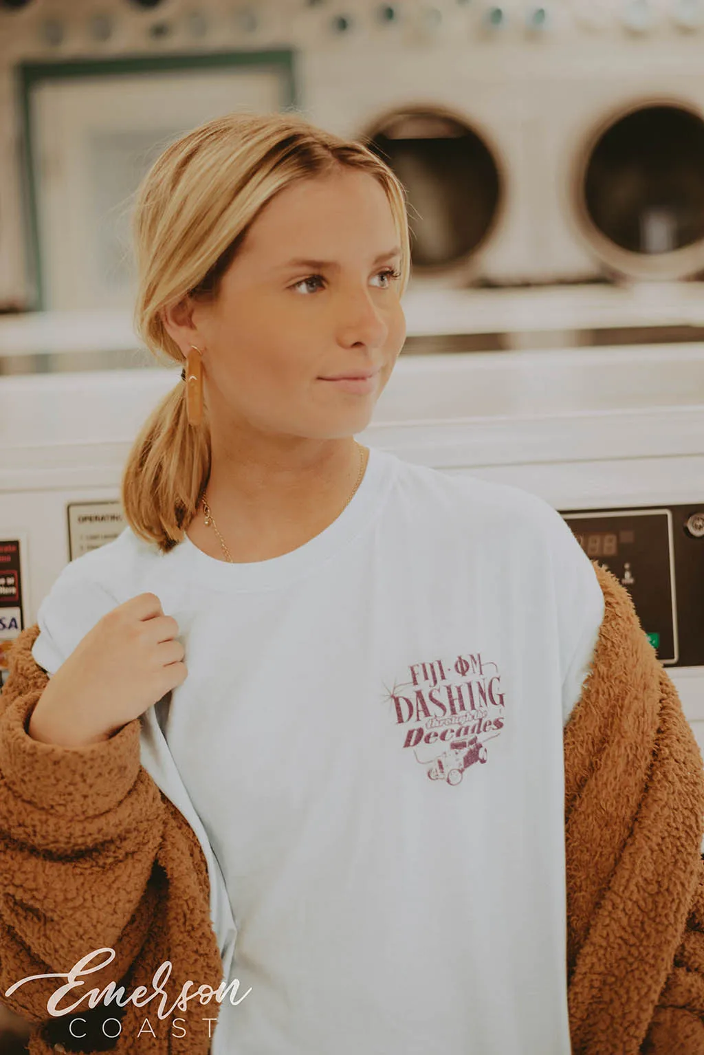 Phi Mu Dashing Through The Decades T-shirt