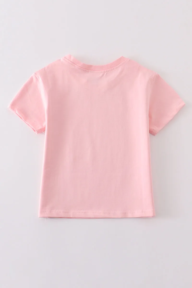 Pink Blank Basic T-shirt Adult Kids And Baby Bubble