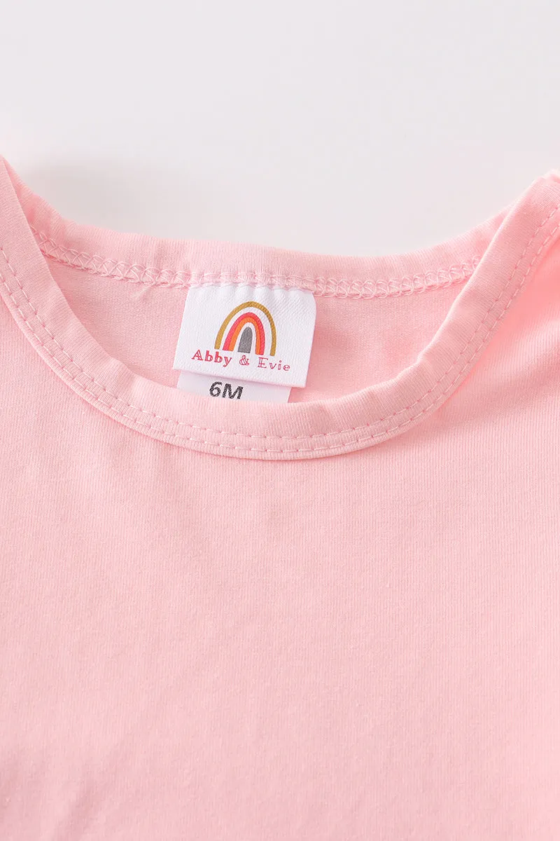 Pink Blank Basic T-shirt Adult Kids And Baby Bubble