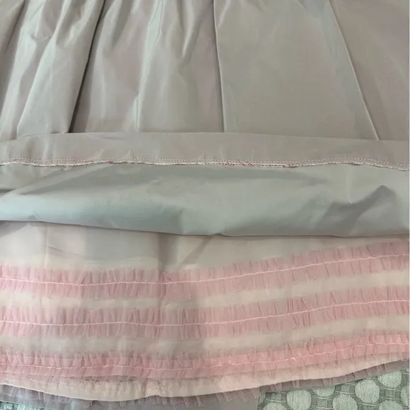 Pink Tartan Skirt, Lined, Size 10
