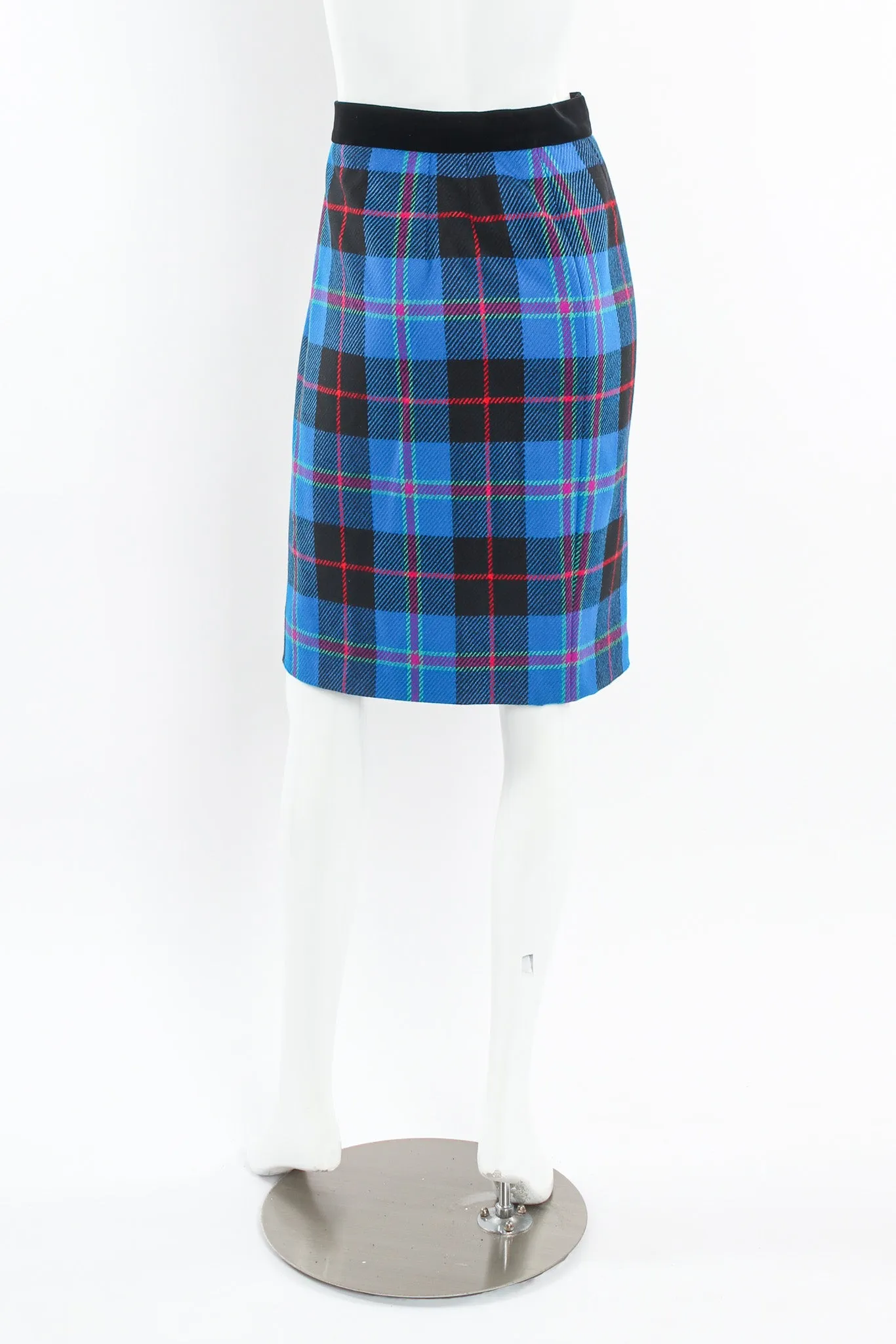 Plaid Jacket & Skirt Set