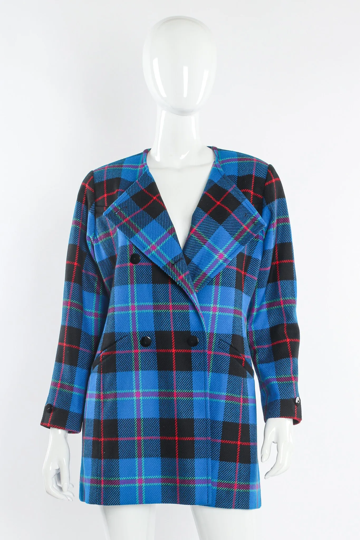 Plaid Jacket & Skirt Set