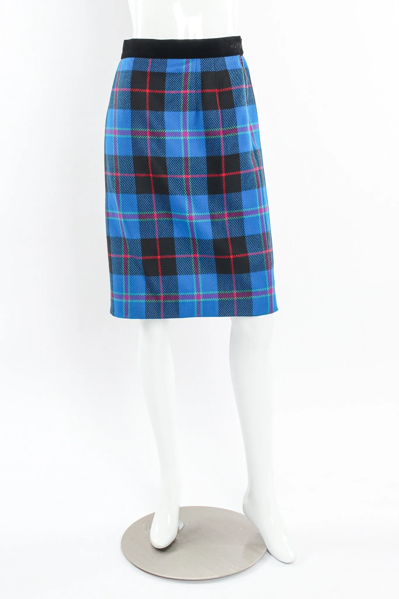 Plaid Jacket & Skirt Set