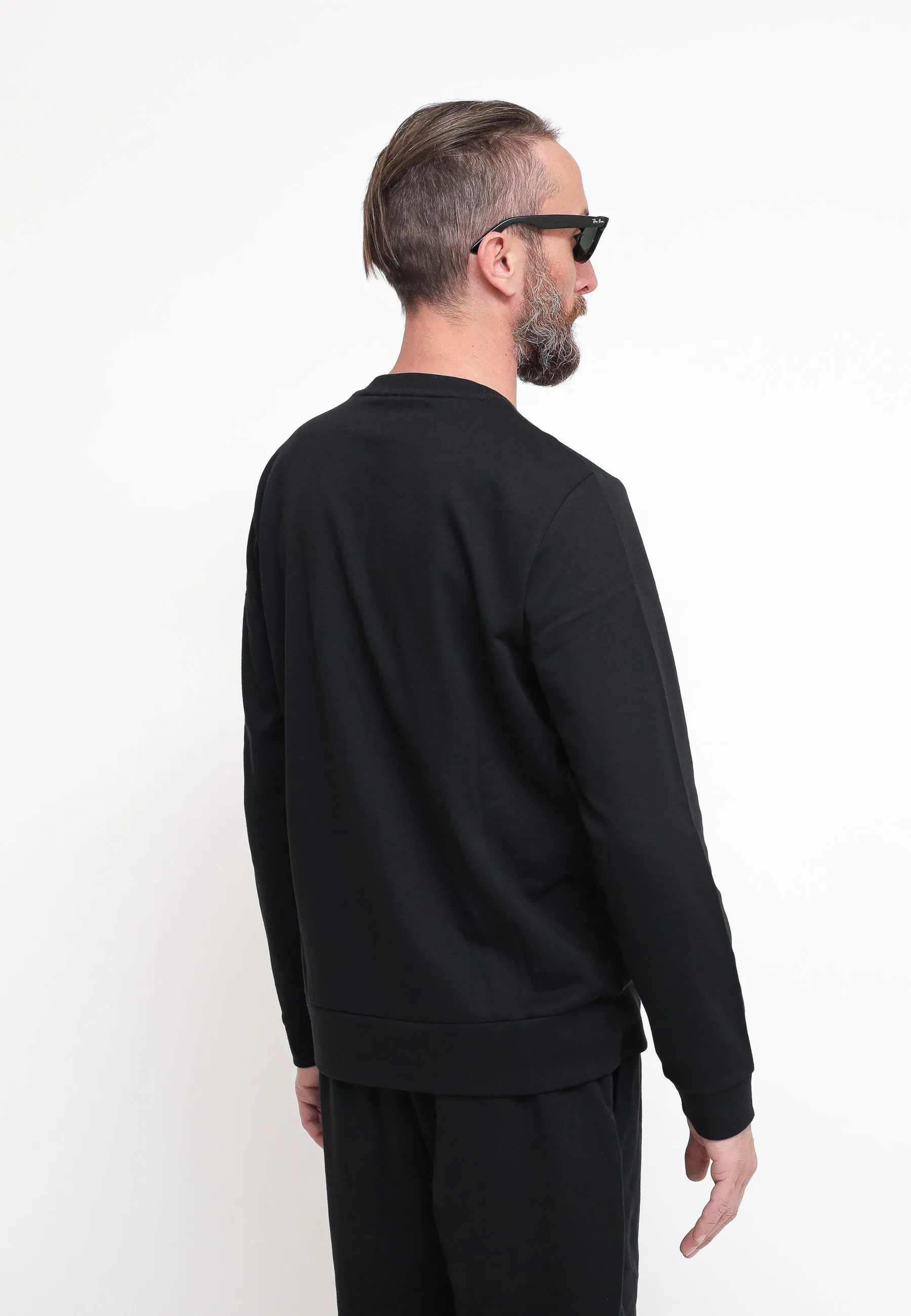 Polo Crew Top - Black